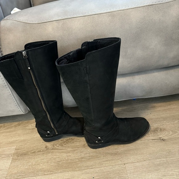 Teva Black DE LA VINA DOS TALL Genuine Leather Size 10 - Picture 5 of 9